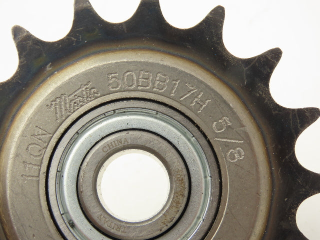 Martin 50BB17H 5/8 #50 Idler Roller Chain Sprocket Bearing 5/8" ID 17T Lot of 5