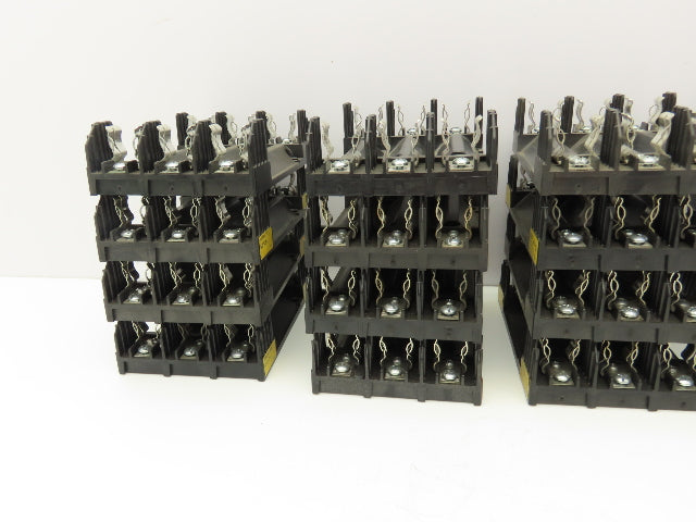 Buss Bussman H60030-3S Class H Fuse Block Holder 3-Pole 30 Amp 600V Lot of 21