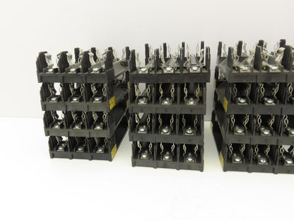 Buss Bussman H60030-3S Class H Fuse Block Holder 3-Pole 30 Amp 600V Lot of 21