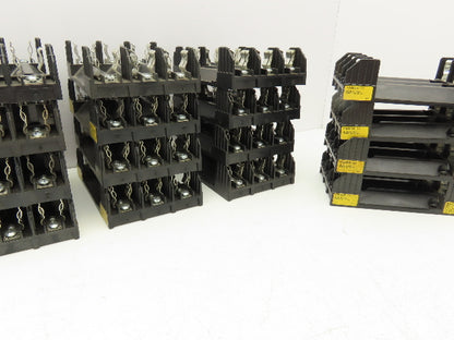 Buss Bussman H60030-3S Class H Fuse Block Holder 3-Pole 30 Amp 600V Lot of 21