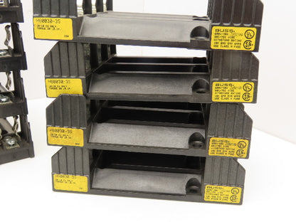 Buss Bussman H60030-3S Class H Fuse Block Holder 3-Pole 30 Amp 600V Lot of 21
