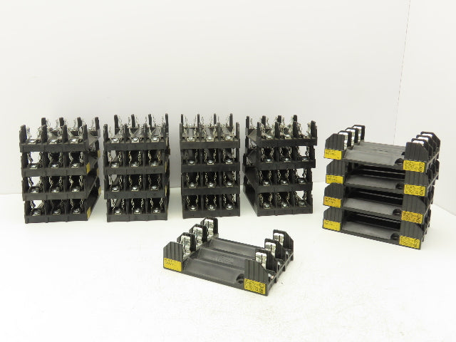 Buss Bussman H60030-3S Class H Fuse Block Holder 3-Pole 30 Amp 600V Lot of 21