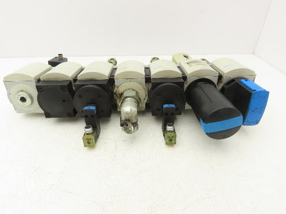 Festo Pneumatic Filter/Regulator Assembly w/ Pressure Switch & Shutoff 1/2" NPT