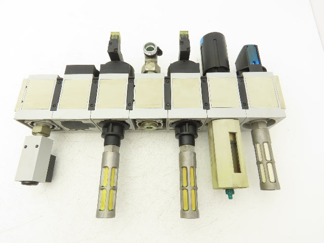 Festo Pneumatic Filter/Regulator Assembly w/ Pressure Switch & Shutoff 1/2" NPT