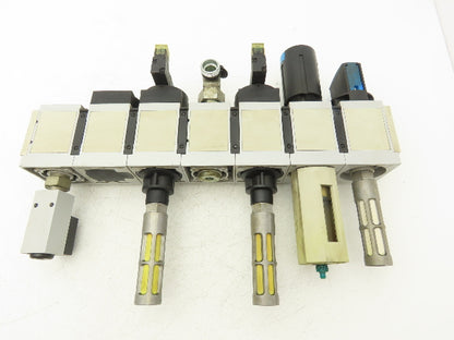 Festo Pneumatic Filter/Regulator Assembly w/ Pressure Switch & Shutoff 1/2" NPT