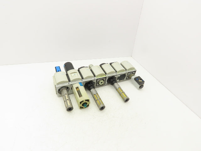 Festo Pneumatic Filter/Regulator Assembly w/ Pressure Switch & Shutoff 1/2" NPT