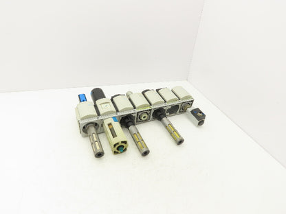 Festo Pneumatic Filter/Regulator Assembly w/ Pressure Switch & Shutoff 1/2" NPT