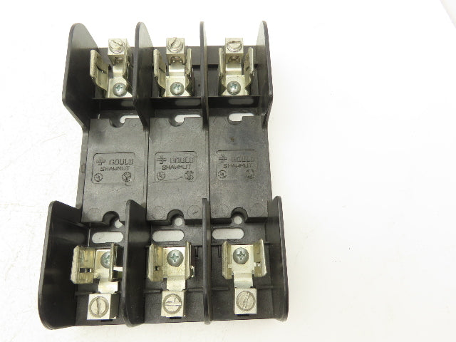 Gould 60308 Class H Fuse Block Holder 3-Pole 30 Amp 600V Lot of 9