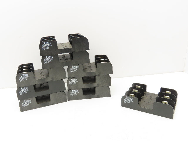 Gould 60308 Class H Fuse Block Holder 3-Pole 30 Amp 600V Lot of 9
