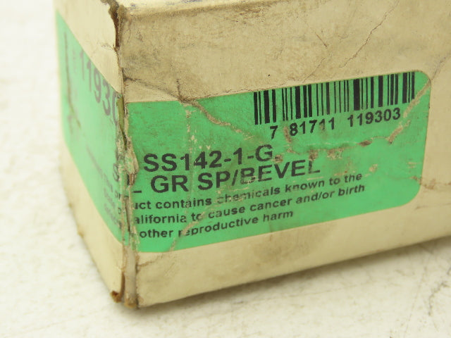 Boston Gear SS142-1-G Spiral Bevel Gear 14DP 20PA 35 Spiral Angle 2:1 R 32 Teeth