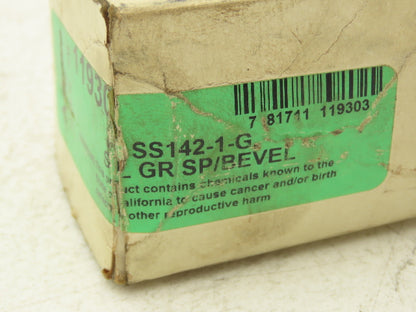Boston Gear SS142-1-G Spiral Bevel Gear 14DP 20PA 35 Spiral Angle 2:1 R 32 Teeth