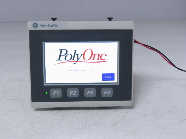 Allen Bradley 2711R-T4T PanelView 800 HMI Control Terminal 4" Touch Screen Ser A