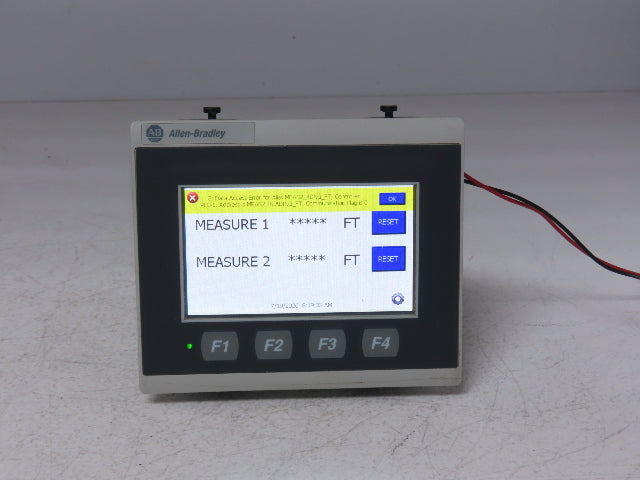 Allen Bradley 2711R-T4T PanelView 800 HMI Control Terminal 4" Touch Screen Ser A