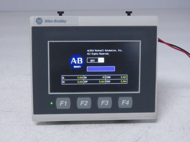 Allen Bradley 2711R-T4T PanelView 800 HMI Control Terminal 4" Touch Screen Ser A