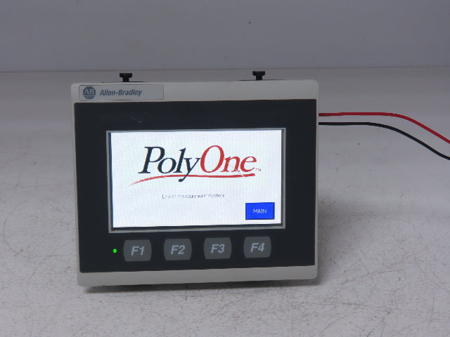 Allen Bradley 2711R-T4T PanelView 800 HMI Control Terminal 4" Touch Screen Ser A