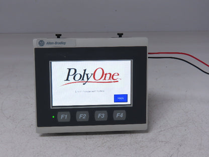 Allen Bradley 2711R-T4T PanelView 800 HMI Control Terminal 4" Touch Screen Ser A