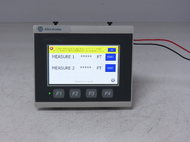 Allen Bradley 2711R-T4T PanelView 800 HMI Control Terminal 4" Touch Screen Ser A