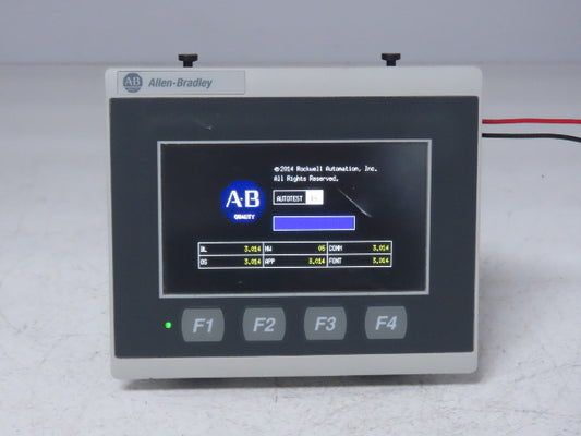Allen Bradley 2711R-T4T PanelView 800 HMI Control Terminal 4" Touch Screen Ser A
