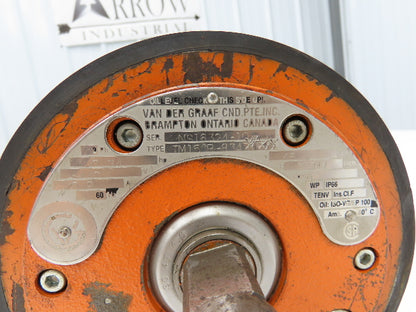 Van Der Graaf TM150B-834 Motorized Conveyor Pulley Drum Motor 6.3"Dia 300mm 460V