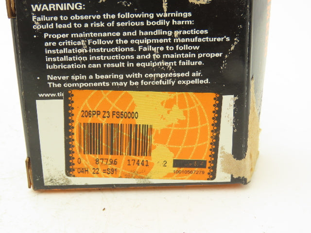 Timken 206PP Deep Groove Ball Bearing 30mm ID x 62mm OD x 16mm Width Lot of 7