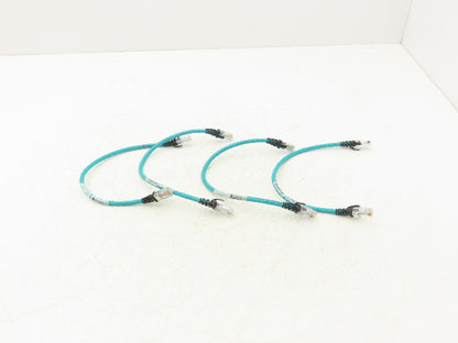 Allen Bradley 1585J-M8PBJM-0M3X CAT5 Ethernet Crossover Cable 0.3m Lot of 4