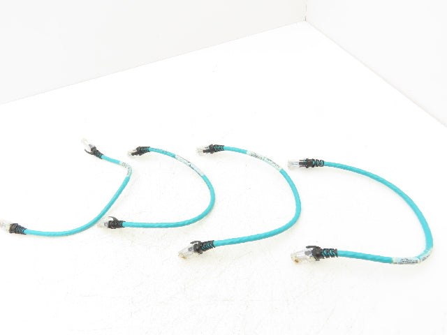Allen Bradley 1585J-M8PBJM-0M3X CAT5 Ethernet Crossover Cable 0.3m Lot of 4