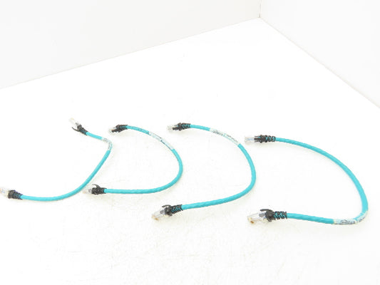 Allen Bradley 1585J-M8PBJM-0M3X CAT5 Ethernet Crossover Cable 0.3m Lot of 4