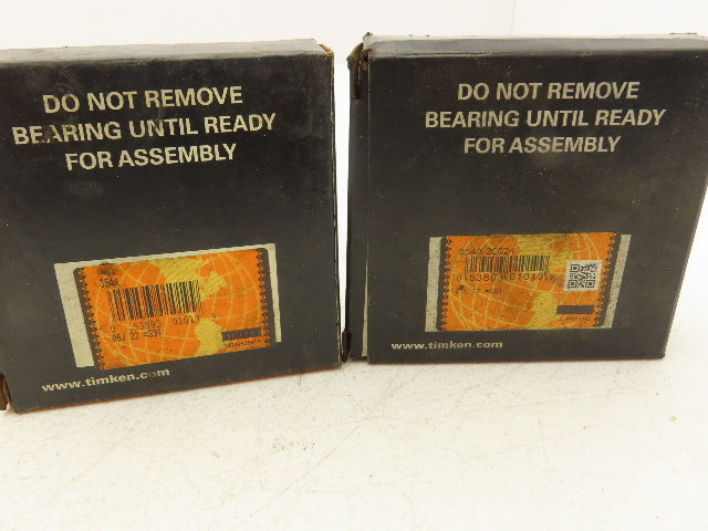 Timken 354A Tapered Roller Bearing Cup Only 3.3465" OD .687" W Lot of 5