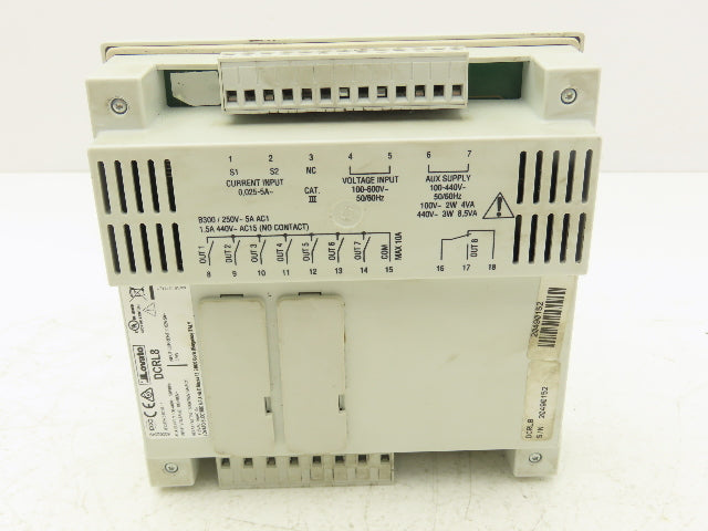 Lovato DCRL8 Power Factor Controller Module 8 Relay Type