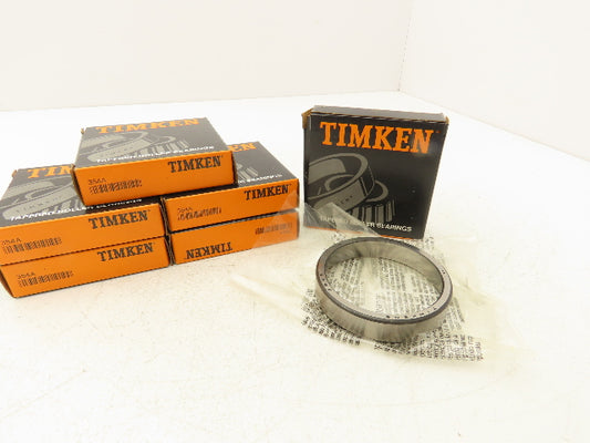 Timken 354A Tapered Roller Bearing Cup Only 3.3465" OD .687" W Lot of 6