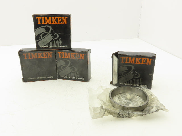 Timken 382B Tapered Roller Bearing Cup Only 3.812" OD .7018" W Lot of 4