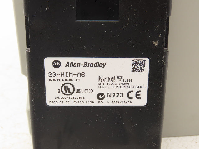 Allen Bradley 20G11ND3P4JA0NNNNN PowerFlex 755 AC Drive 480V 2.6A 2HP Series A