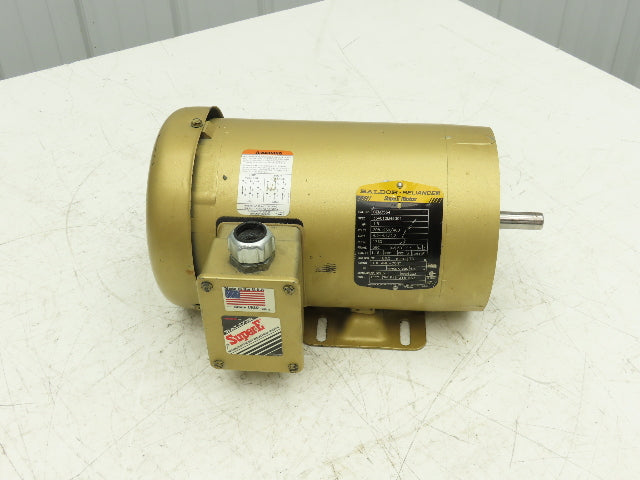 Baldor CEM3554 Super-E AC Motor 1.5Hp 1760 RPM 230/460V 3PH 56C TEFC