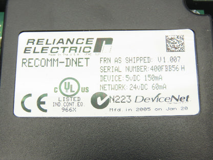 Reliance Electric 6SP401-1P1BTNN Variable Speed VFD AC Drive 0.5Hp 480V 3PH