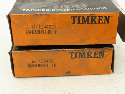 Timken JLM710949C Tapered Roller Bearing Cone 65MM Bore 23MM Width Lot of 2