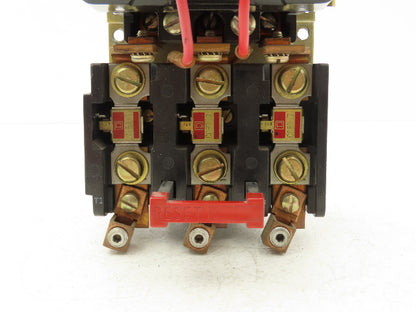 Square D 8536-SE0-1 Motor Starter Contactor NEMA Size 3 600V 50Hp 120V Coil