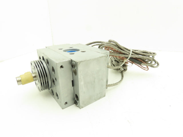 Dynisco MSDP-110 Extrusion Melt Gear Pump w/Heater Polymer Melt MS-11B-02D-110