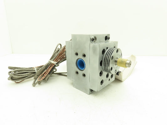 Dynisco MSDP-110 Extrusion Melt Gear Pump w/Heater Polymer Melt MS-11B-02D-110