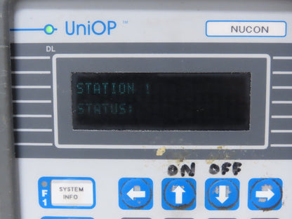 UniOP CP01F-02-042 Nucon Controller HMI Operator Interface Panel Screen Keypad