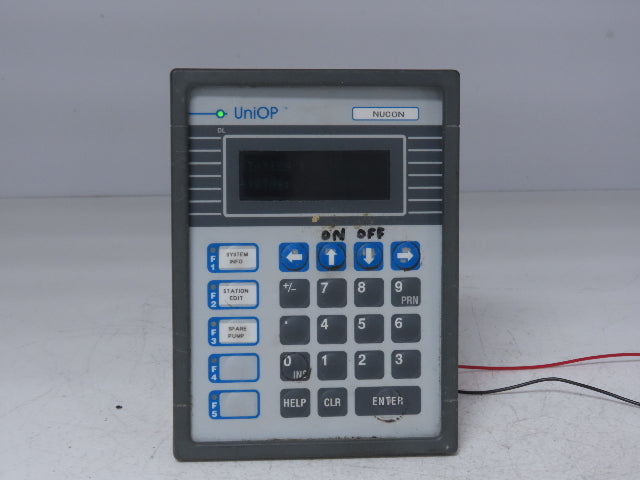 UniOP CP01F-02-042 Nucon Controller HMI Operator Interface Panel Screen Keypad