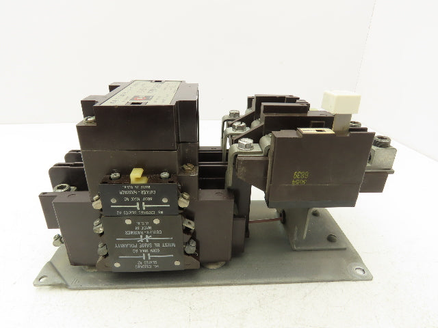 Cutler Hammer A10EN0 Size 3 Motor Starter Contactor 50Hp 90A 600V 3PH 120V Coil