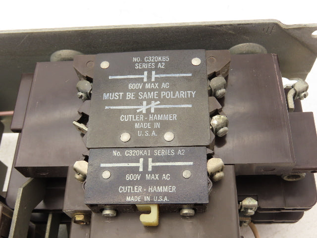 Cutler Hammer A10EN0 Size 3 Motor Starter Contactor 50Hp 90A 600V 3PH 120V Coil