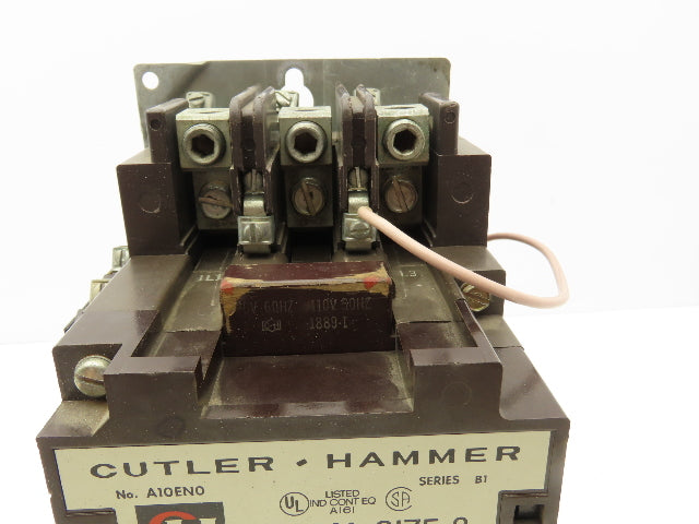 Cutler Hammer A10EN0 Size 3 Motor Starter Contactor 50Hp 90A 600V 3PH 120V Coil