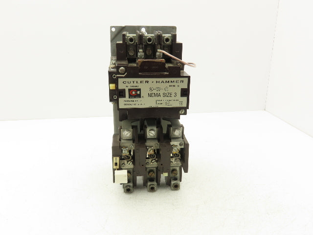 Cutler Hammer A10EN0 Size 3 Motor Starter Contactor 50Hp 90A 600V 3PH 120V Coil