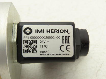 IMI Herion 7032631 Indirect Solenoid Actuated Poppet Valve 3/4" FNPT 24VDC