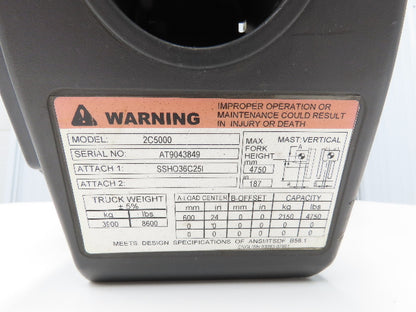Ognibene STX ON 80 IM Forklift Hydraulic Power Steering Pump Caterpillar 2C5000
