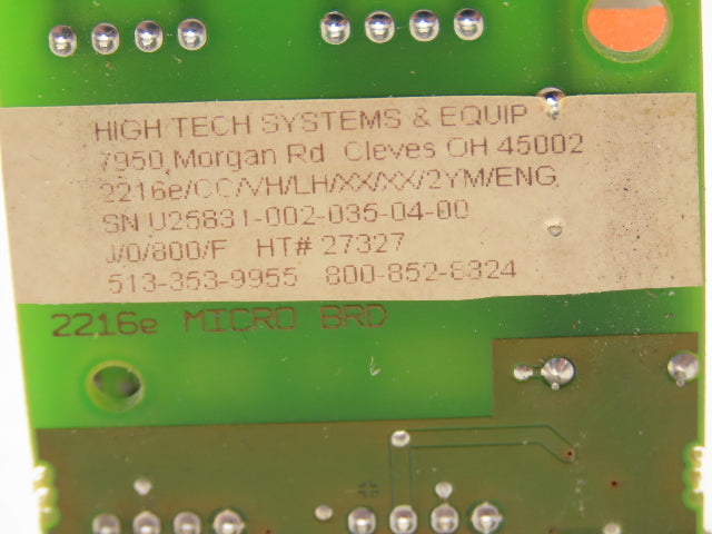 Eurotherm 2216E PLC Temperature Controller Module 2216E/CC/VH