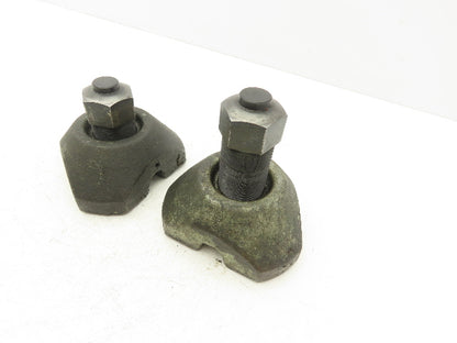 Cast Iron Machine Screw Leveling Feet M45x1.5 Thread 3.75"-5.5"H  Lot of 2