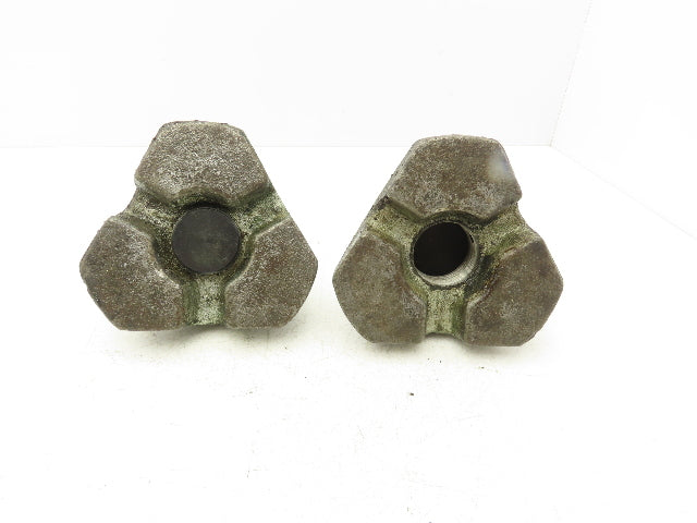 Cast Iron Machine Screw Leveling Feet M45x1.5 Thread 3.75"-5.5"H  Lot of 2