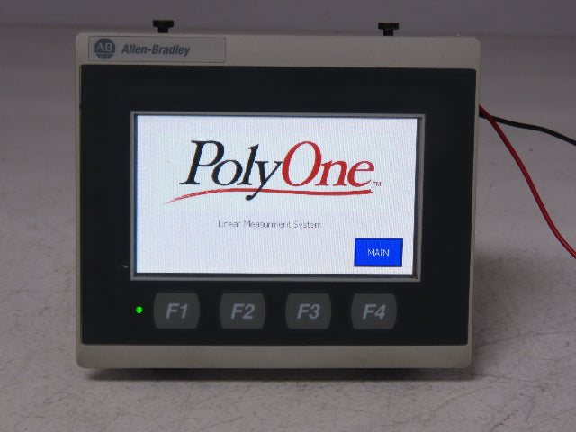 Allen Bradley 2711R-T4T PanelView 800 HMI Control Terminal 4" Touch Screen Ser A